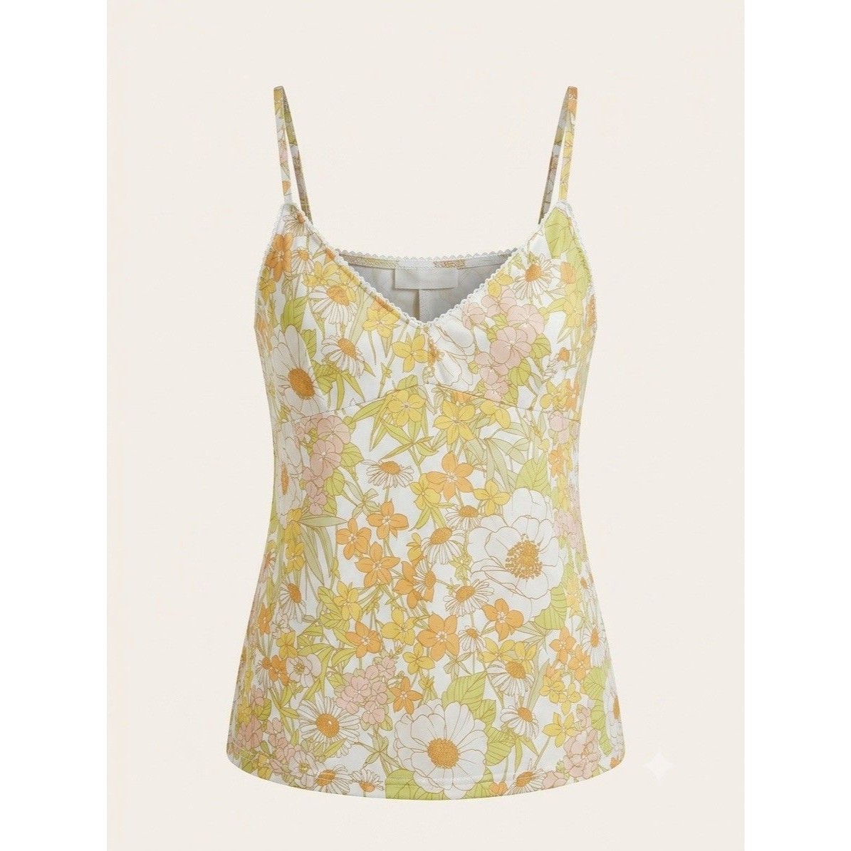 Zimmermann Super Eight Lantern Slip Floral Pastel Cami Size 3